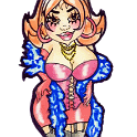 pinup girl maedchen-illustration-comic-individuell-cartoons-zeichnungen-mausebaeren